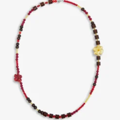 Cajal - Collier Puna - Rouge Marron & Jaune