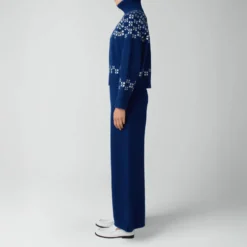 Calle Del Mar - Cardigan Winter Fair Isle - Demi zip