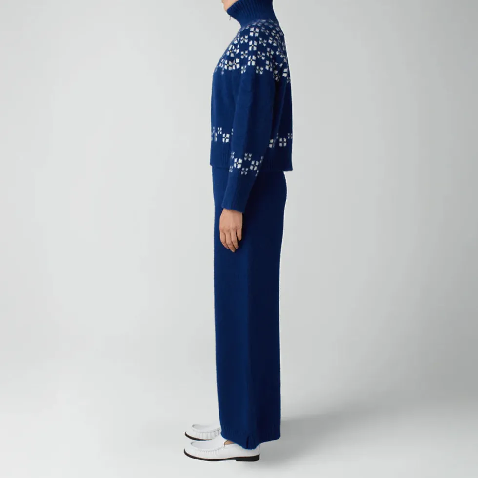 Calle Del Mar - Cardigan Winter Fair Isle - Demi zip