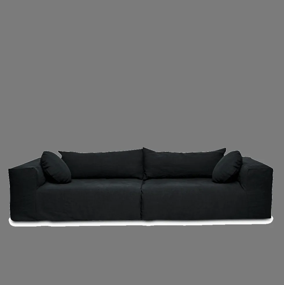 Canapé Slow Family 4 places - Lin Nuit - Bed&Philosophy