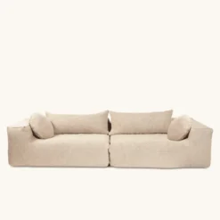 Canapé Slow Family 4 places - Trame Flax - Bed&Philosophy