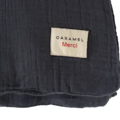 Caramel x Merci - Housse de couette en gaze de coton - Gris Fusain