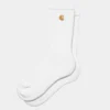 Carhartt Wip - Chaussettes Chase - Blanc