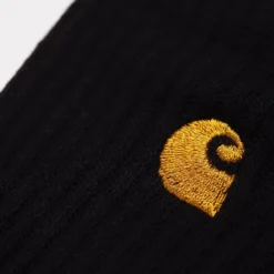 Carhartt WIP - Chaussettes Chase - Noir & Gold