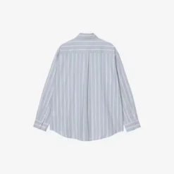 Carhartt WIP - Chemise Ls Beale - Gentle Bleu Blanc