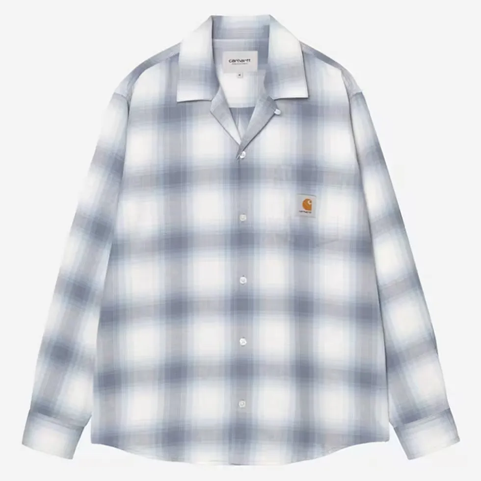 Carhartt WIP - Chemise LS Tyers - Shady Blue Check