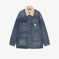 Carhartt WIP - Manteau Warren Chore - Bleu Dusty