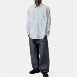 Carhartt WIP - Pantalon OG Double Knee - Bleu Rigide