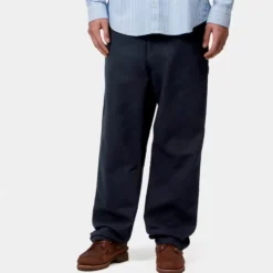 Carhartt WIP - Pantalon Single Knee - Marine Foncé
