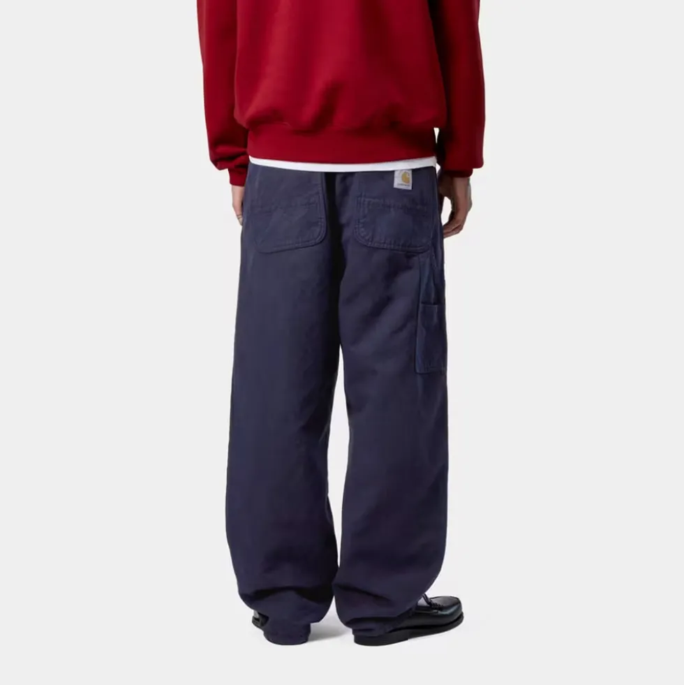 Carhartt WIP - Pantalon Walter Double Knee - Navy Garment Dyed