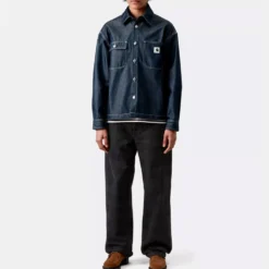 Carhartt WIP - Pantalon W Everson Bradford - Noir Print