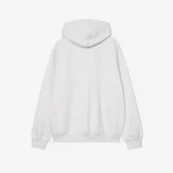 Carhartt WIP - Sweat Hooded Wip Label - Ash Heather