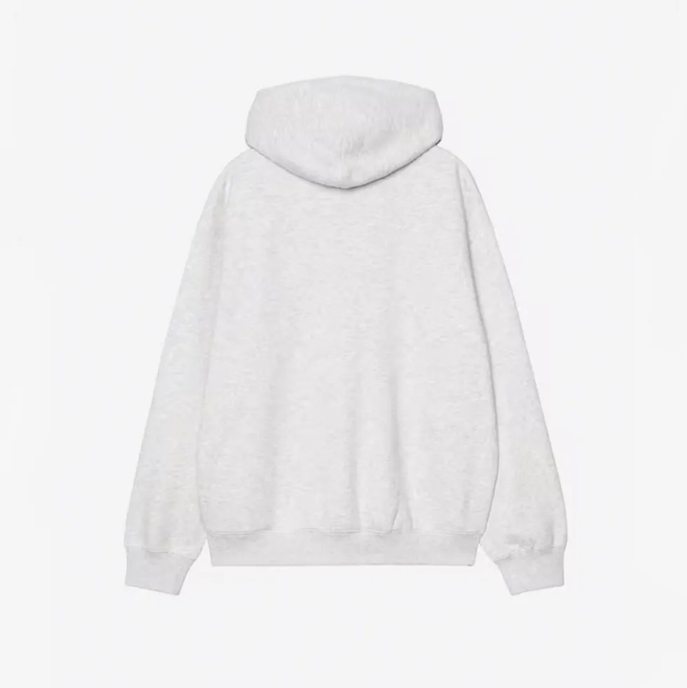 Carhartt WIP - Sweat Hooded Wip Label - Ash Heather