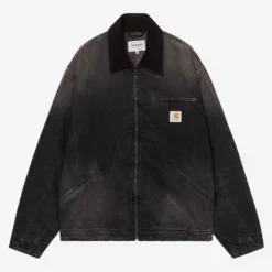 Carhartt WIP - Veste OG Detroit Denim - Black Tobacco Used Wash
