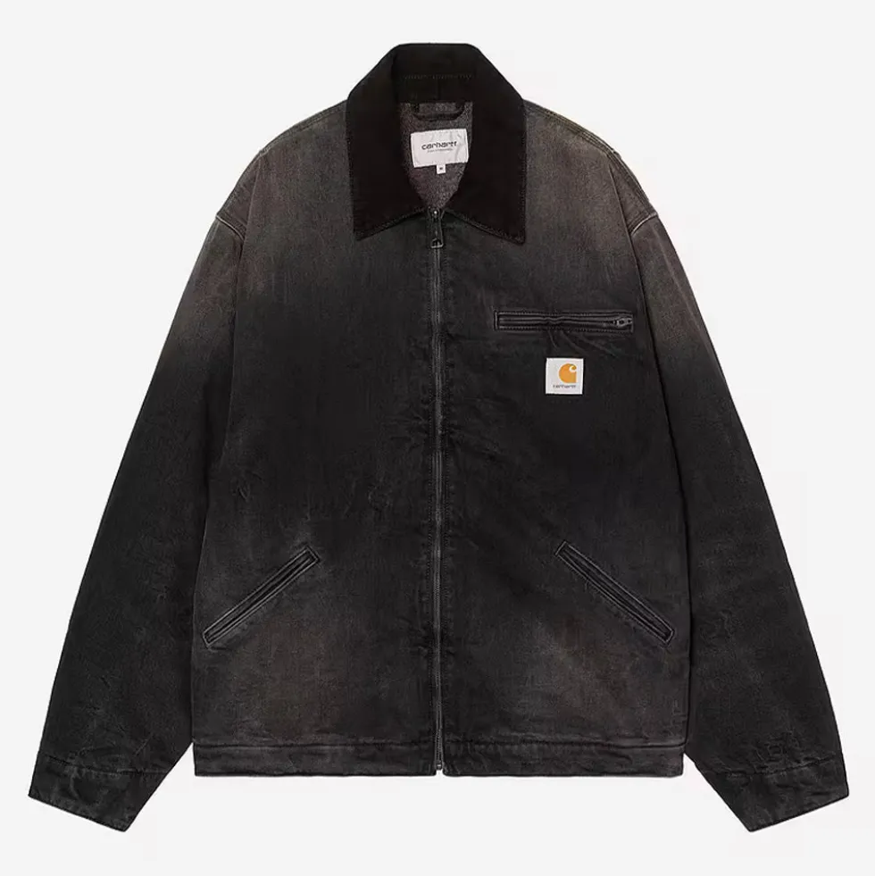 Carhartt WIP - Veste OG Detroit Denim - Black Tobacco Used Wash