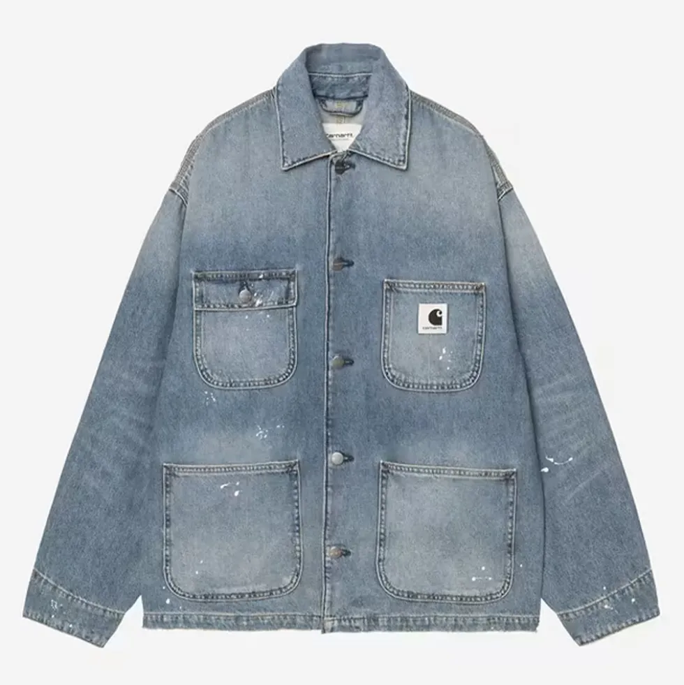 Carhartt WIP - Veste Og Michigan Smithtown - Bleu Destroy Wash