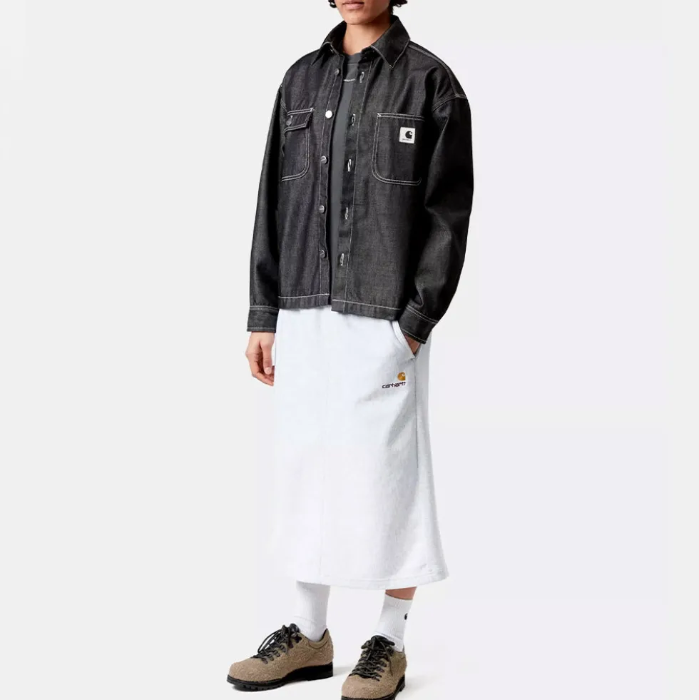 Carhartt WIP - Veste W Louis Melbourne - Noir Rigide