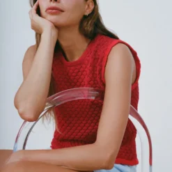 Carlota Cahis - Gilet Cute - Cherry