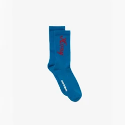 Carne Bollente - Chaussettes Running On Horny - Bleu