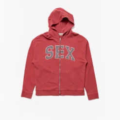 Carne Bollente - Sweat Zipcode Desire - Rouge