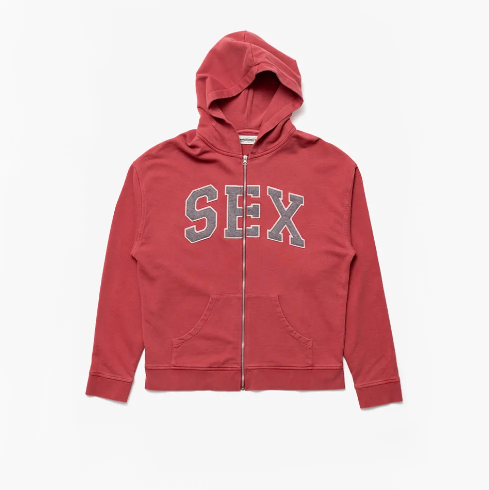 Carne Bollente - Sweat Zipcode Desire - Rouge