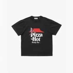 Carne Bollente - T-shirt Pizza Hot - Noir