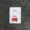 Carnet A5 Merci - Fiat 500