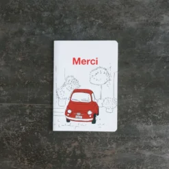 Carnet A5 Merci - Fiat 500