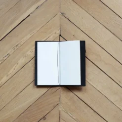 Carnet de voyage en cuir - Noir
