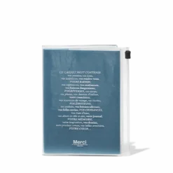 Carnet Merci - Bleu Azur