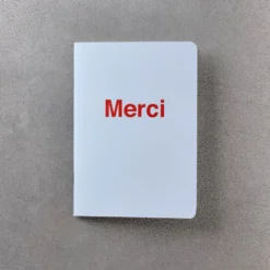 Carnet Merci - Bleu Zénith et Corail