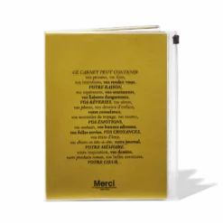 Carnet Merci - Jaune