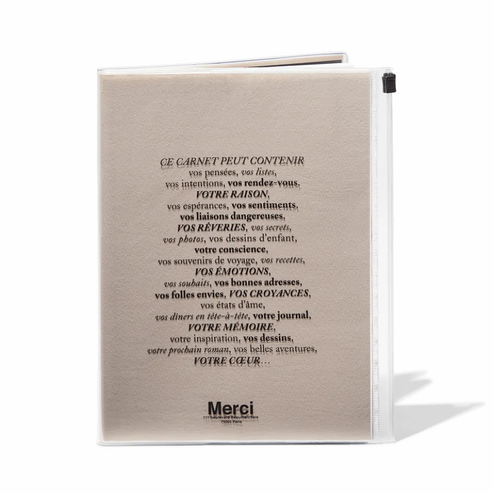 Carnet Merci - Rose