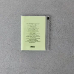 Carnet Merci - Vert d'eau