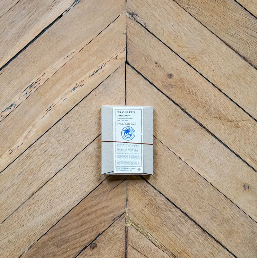 Carnet passeport en cuir - Camel