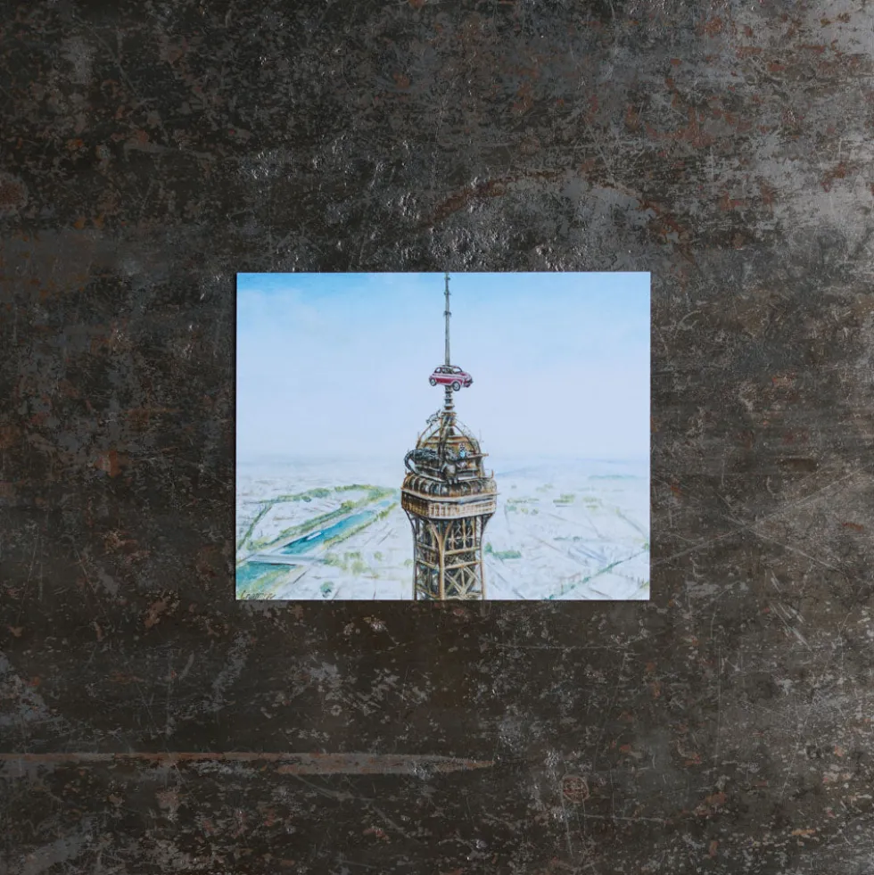 Carte postale - Merci x Travis Chapman - Found a Parking Spot