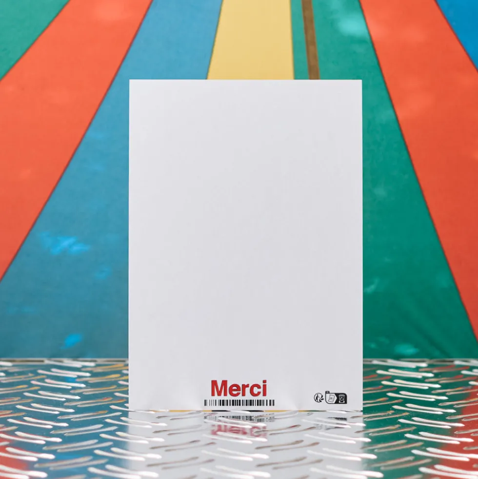 Carte postale Tour Eiffel et souris - Merci x Shia McShia