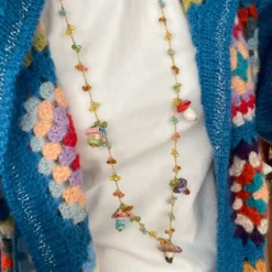 Cashfana - Collier Funghi Long 5 Champis - Multicolore