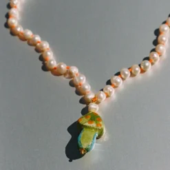 Cashfana - Collier Funghi - Vert