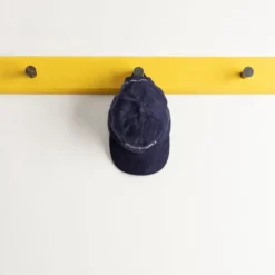 Casquette unisexe brodée Non Merci - Velours Marine