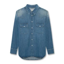 6397 - Chemise Denim Western - Light Ash Blue