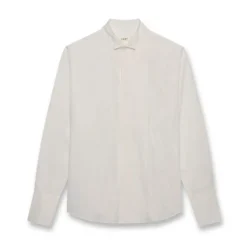 6397 - Chemise Micro Pleat Formal - Blanc