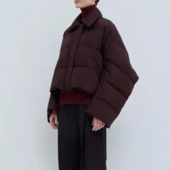 Christian Wijnants - Manteau Jani Down - Prune