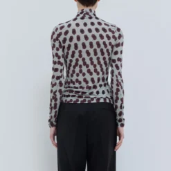 Christian Wijnants - Top Tugal Col Roulé - Plum Polika