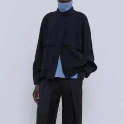 Christian Wijnants - Veste Bomber Jassil - Noir