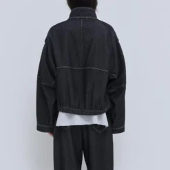 Christian Wijnants - Veste en Jean Jola - Denim Brut