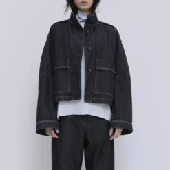 Christian Wijnants - Veste en Jean Jola - Denim Brut