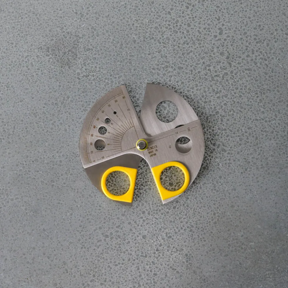 Ciseaux Cercle - Jaune