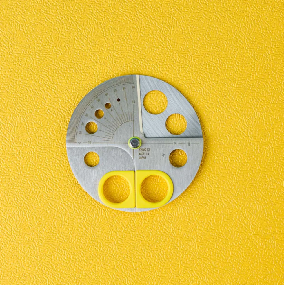 Ciseaux Cercle - Jaune