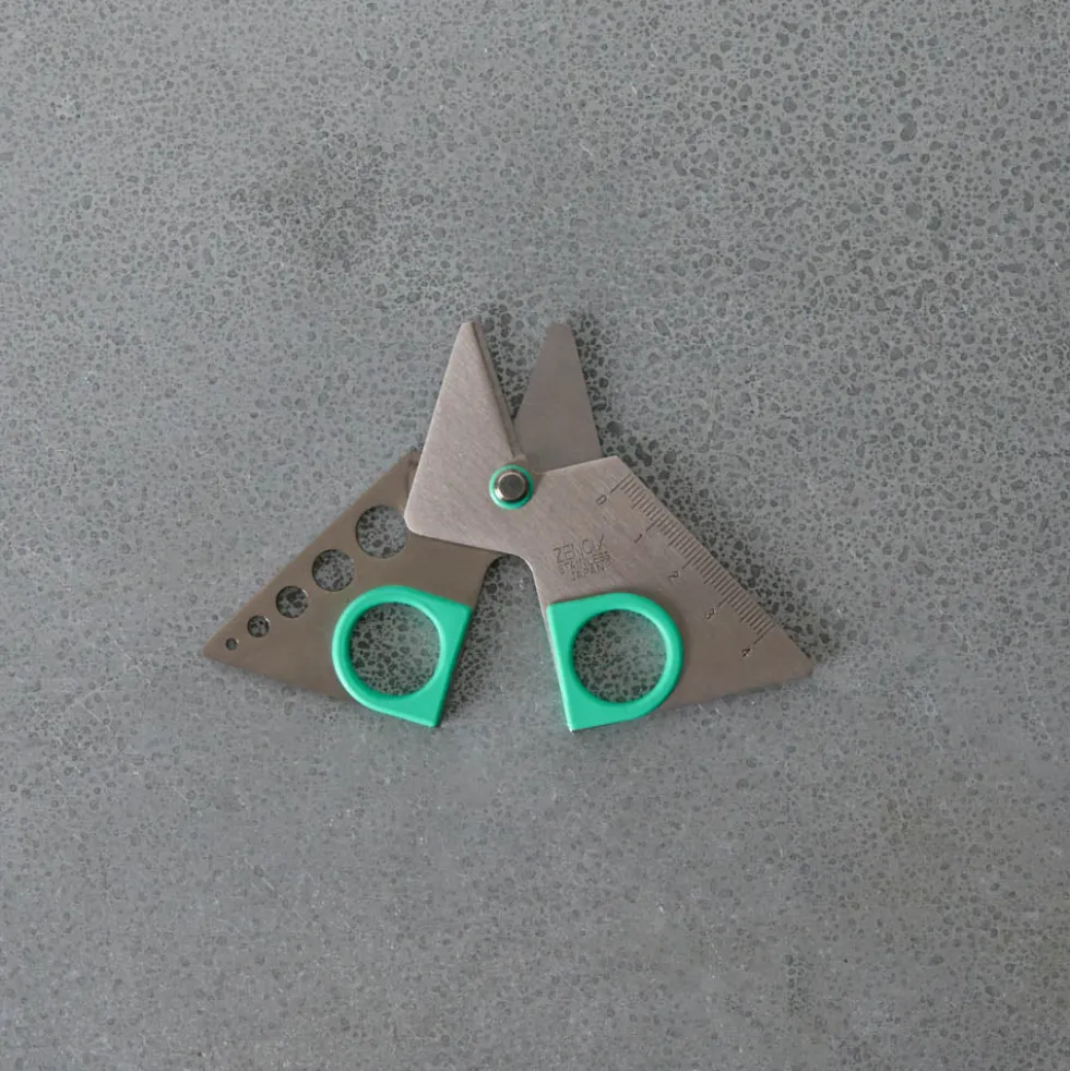 Ciseaux Triangle - Vert